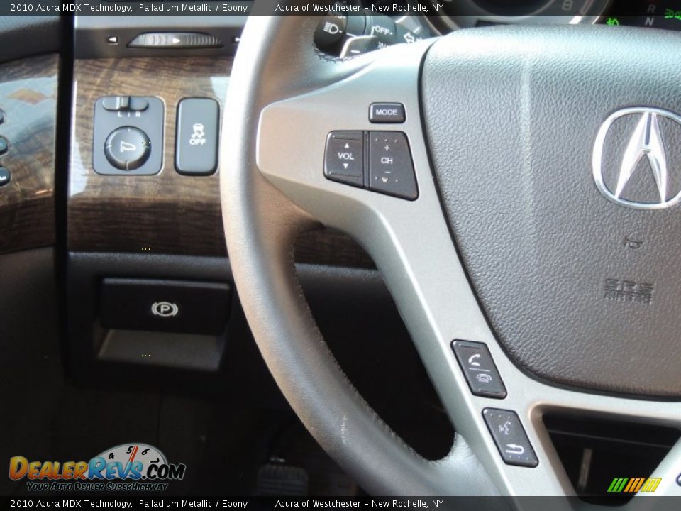 2010 Acura MDX Technology Palladium Metallic / Ebony Photo #15