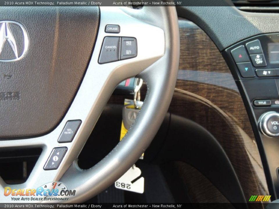 2010 Acura MDX Technology Palladium Metallic / Ebony Photo #16
