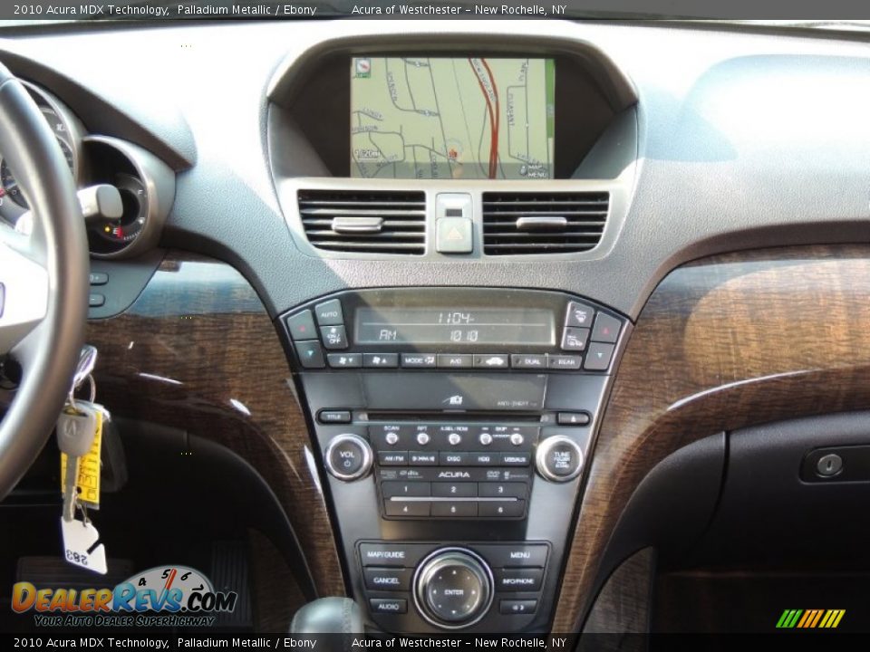 2010 Acura MDX Technology Palladium Metallic / Ebony Photo #18