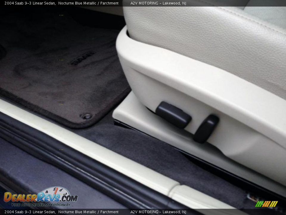 2004 Saab 9-3 Linear Sedan Nocturne Blue Metallic / Parchment Photo #15