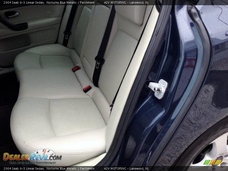 Rear Seat of 2004 Saab 9-3 Linear Sedan Photo #18