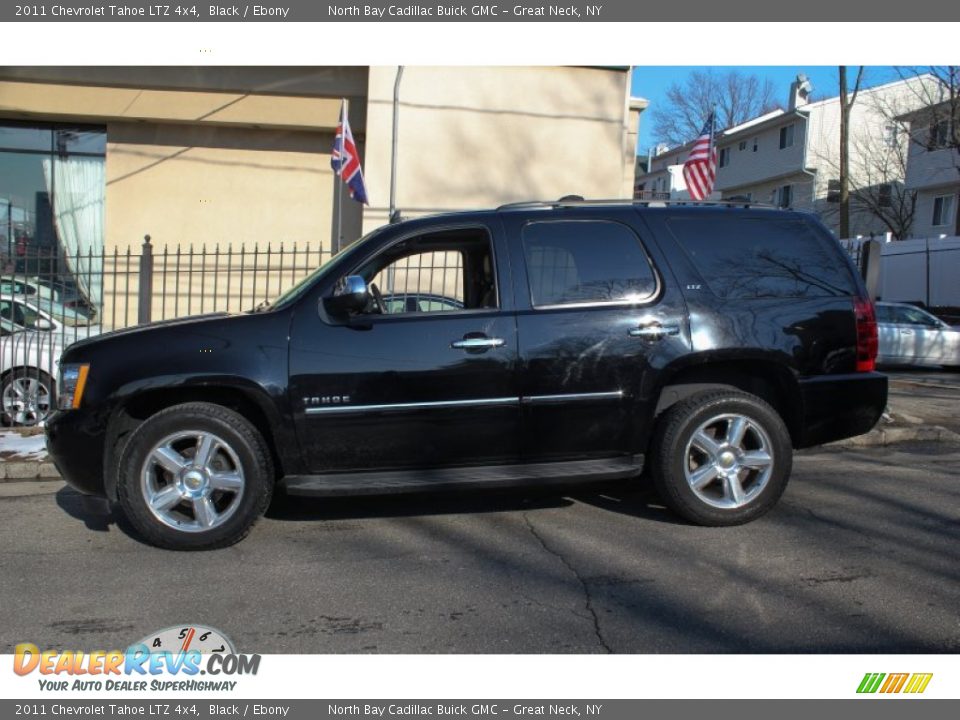 2011 Chevrolet Tahoe LTZ 4x4 Black / Ebony Photo #3