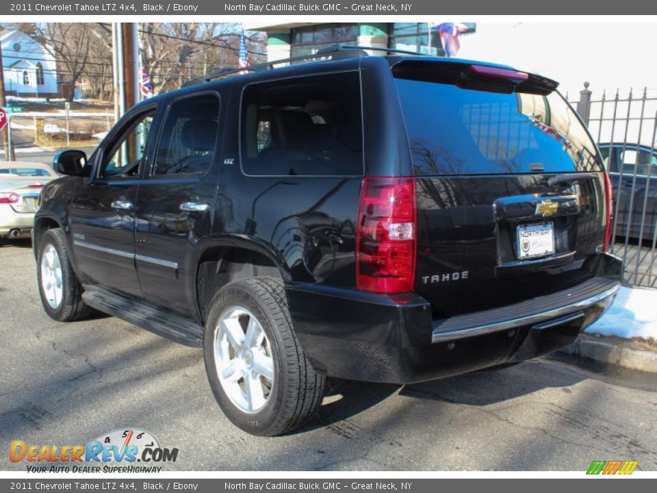 2011 Chevrolet Tahoe LTZ 4x4 Black / Ebony Photo #4