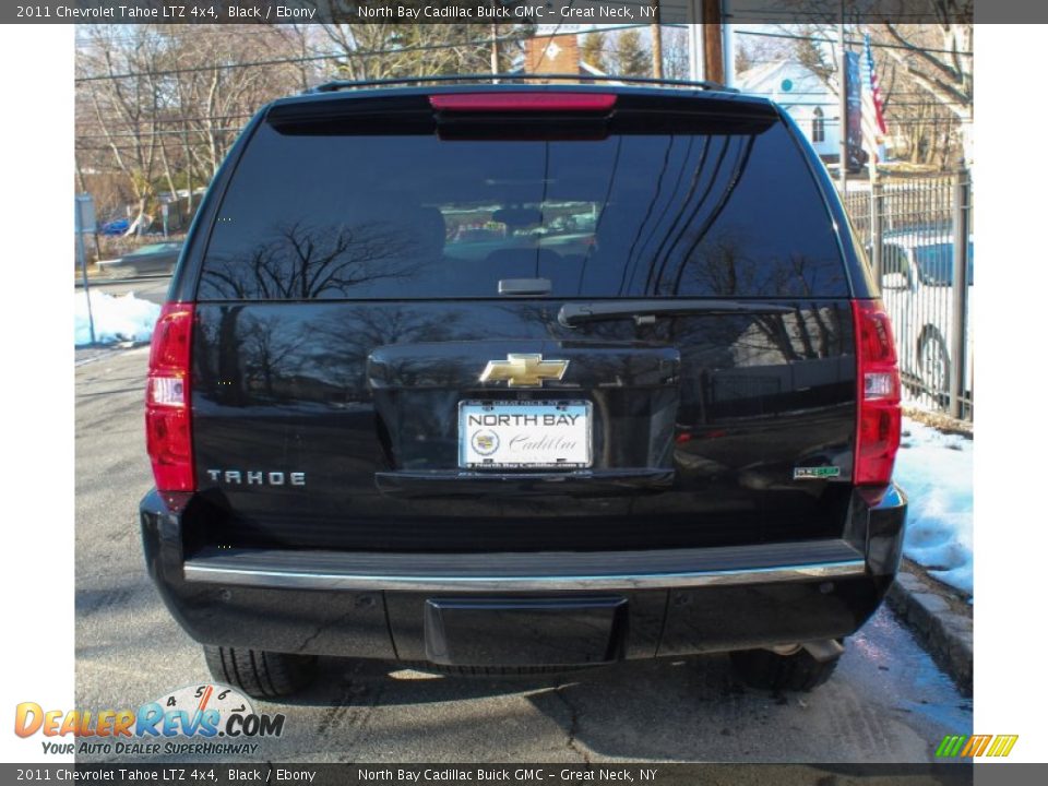 2011 Chevrolet Tahoe LTZ 4x4 Black / Ebony Photo #5