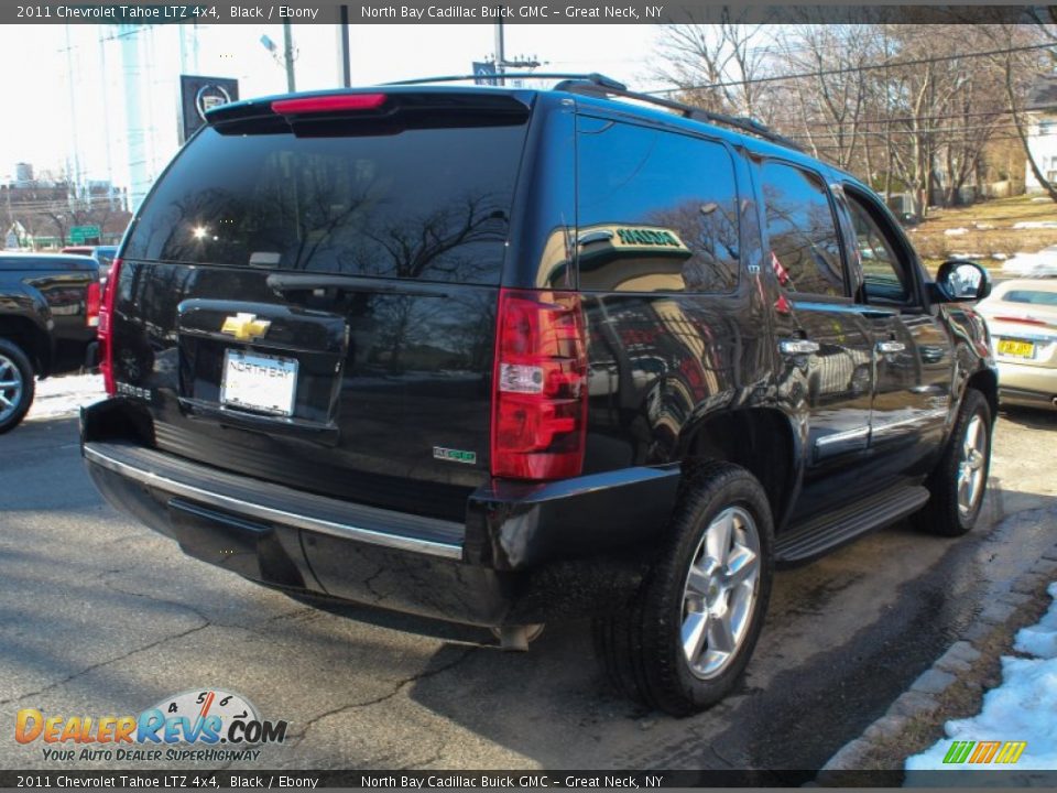 2011 Chevrolet Tahoe LTZ 4x4 Black / Ebony Photo #6