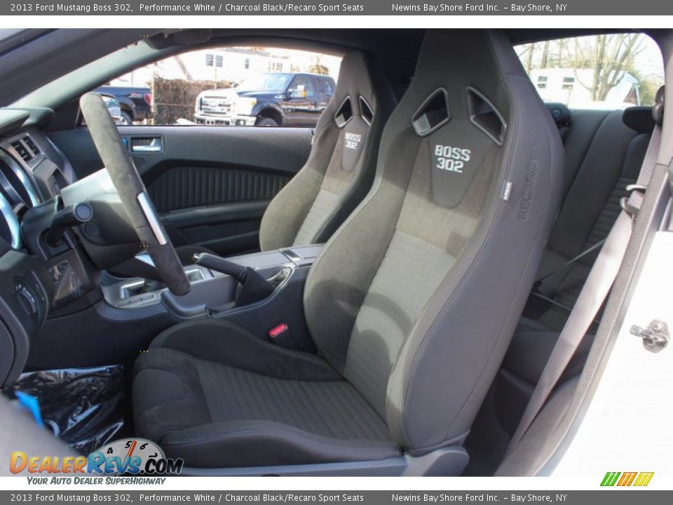 2013 Ford Mustang Boss 302 Performance White / Charcoal Black/Recaro Sport Seats Photo #13