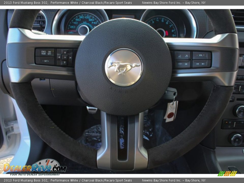 2013 Ford Mustang Boss 302 Performance White / Charcoal Black/Recaro Sport Seats Photo #15