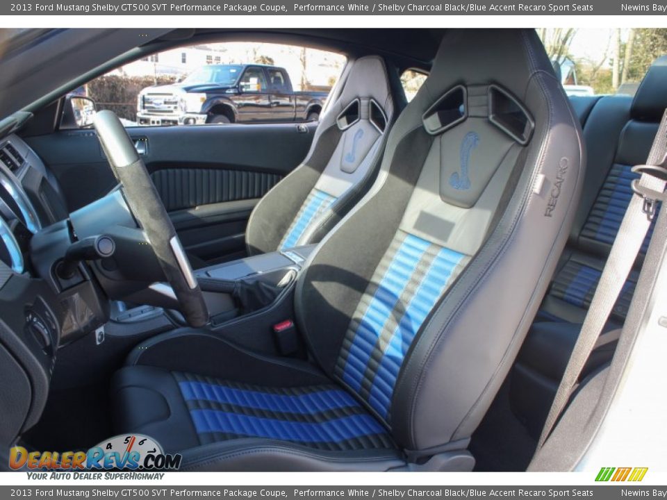 Front Seat of 2013 Ford Mustang Shelby GT500 SVT Performance Package Coupe Photo #13