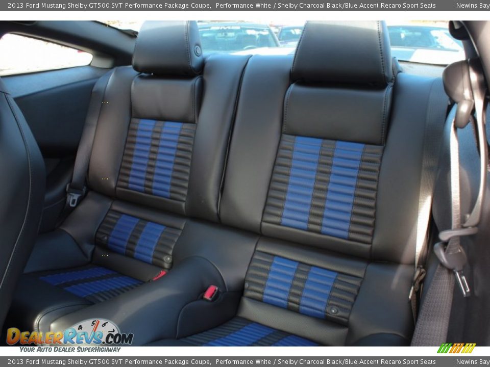 Rear Seat of 2013 Ford Mustang Shelby GT500 SVT Performance Package Coupe Photo #18