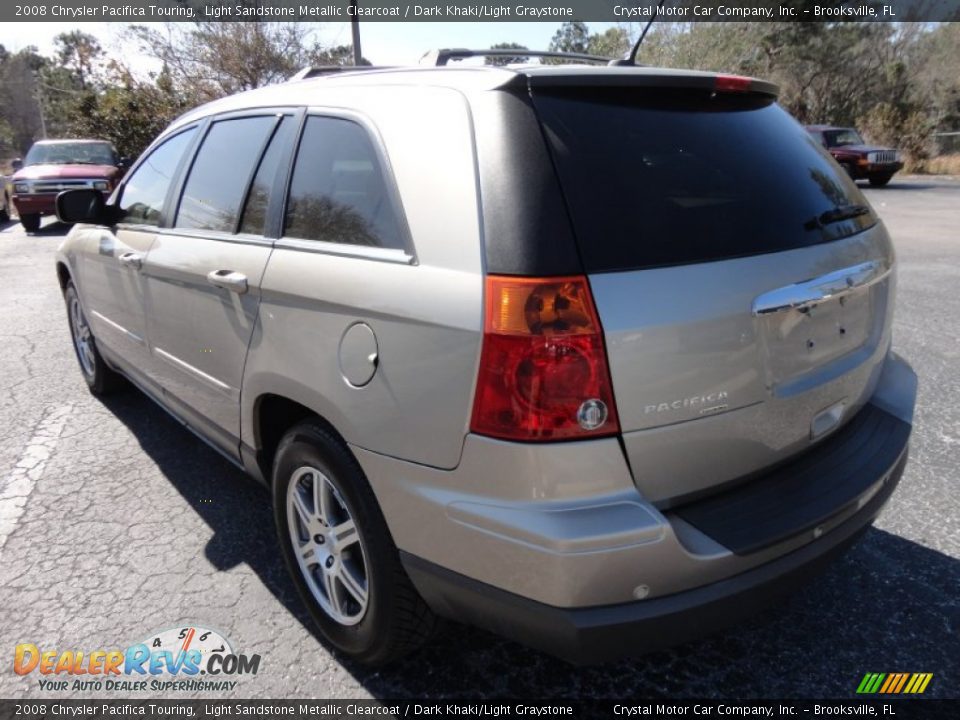 2008 Chrysler Pacifica Touring Light Sandstone Metallic Clearcoat / Dark Khaki/Light Graystone Photo #3
