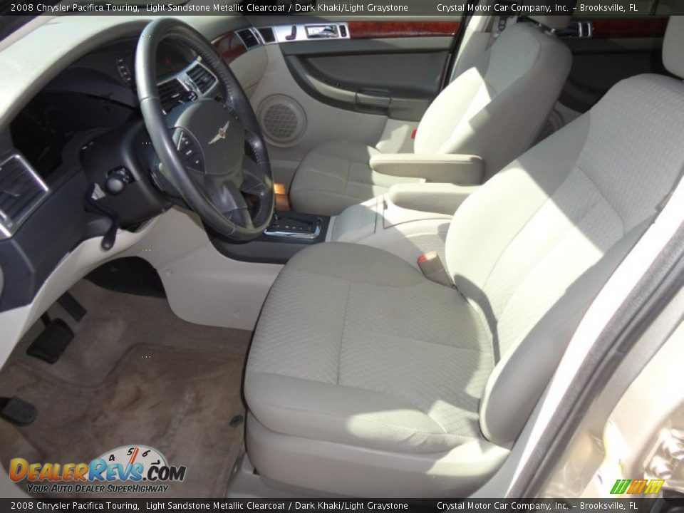 2008 Chrysler Pacifica Touring Light Sandstone Metallic Clearcoat / Dark Khaki/Light Graystone Photo #4