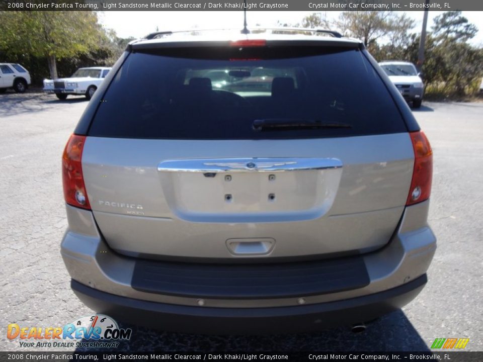 2008 Chrysler Pacifica Touring Light Sandstone Metallic Clearcoat / Dark Khaki/Light Graystone Photo #9