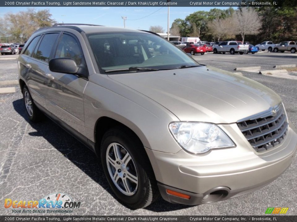 2008 Chrysler Pacifica Touring Light Sandstone Metallic Clearcoat / Dark Khaki/Light Graystone Photo #12