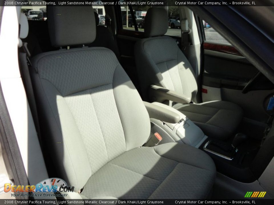 2008 Chrysler Pacifica Touring Light Sandstone Metallic Clearcoat / Dark Khaki/Light Graystone Photo #14