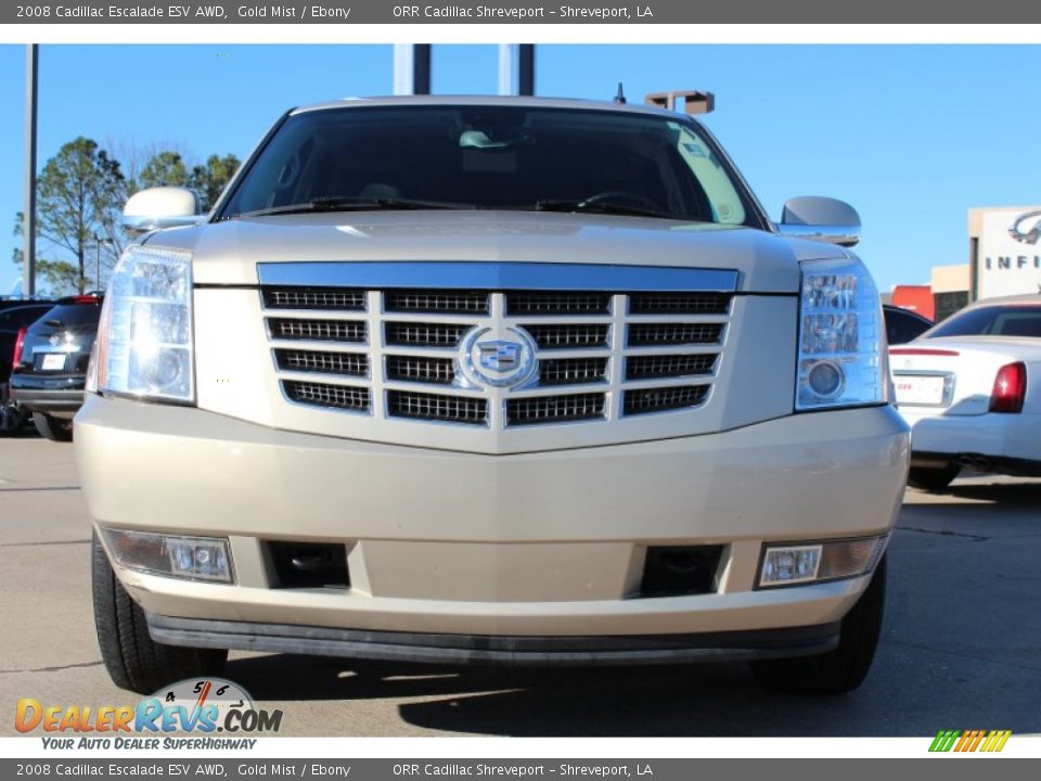 2008 Cadillac Escalade ESV AWD Gold Mist / Ebony Photo #7