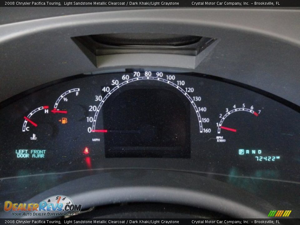 2008 Chrysler Pacifica Touring Light Sandstone Metallic Clearcoat / Dark Khaki/Light Graystone Photo #24