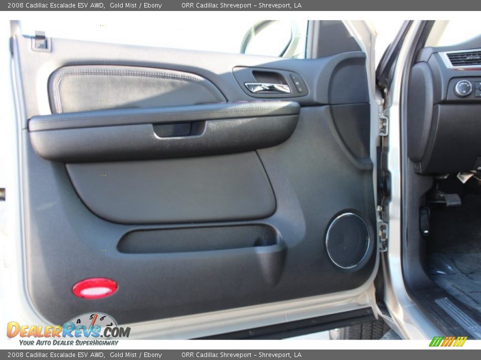 2008 Cadillac Escalade ESV AWD Gold Mist / Ebony Photo #13