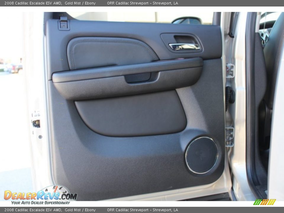 2008 Cadillac Escalade ESV AWD Gold Mist / Ebony Photo #17