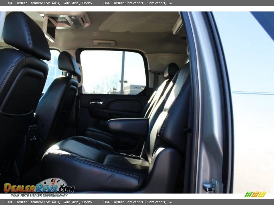 2008 Cadillac Escalade ESV AWD Gold Mist / Ebony Photo #18