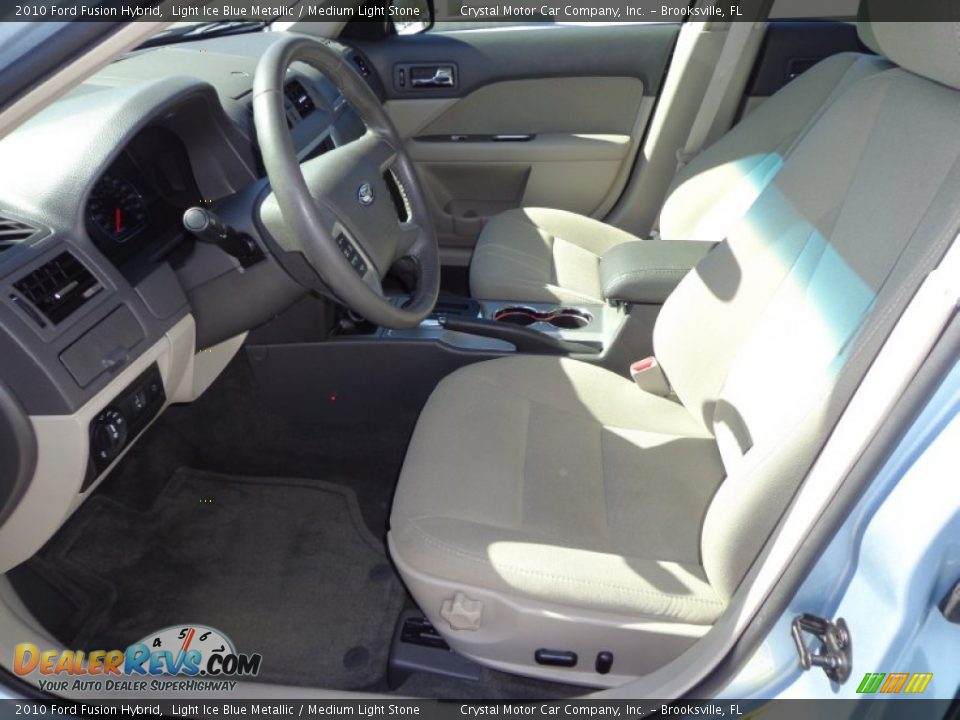 Front Seat of 2010 Ford Fusion Hybrid Photo #4