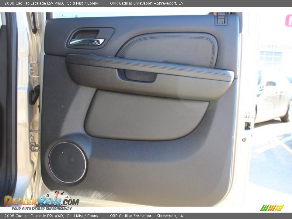 2008 Cadillac Escalade ESV AWD Gold Mist / Ebony Photo #19