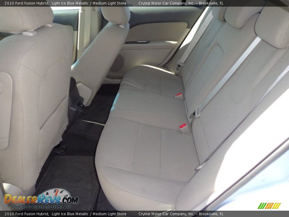 Rear Seat of 2010 Ford Fusion Hybrid Photo #5