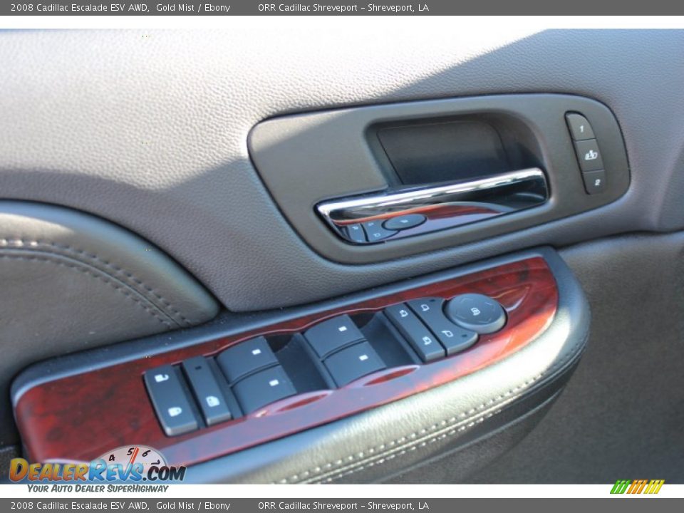 2008 Cadillac Escalade ESV AWD Gold Mist / Ebony Photo #24