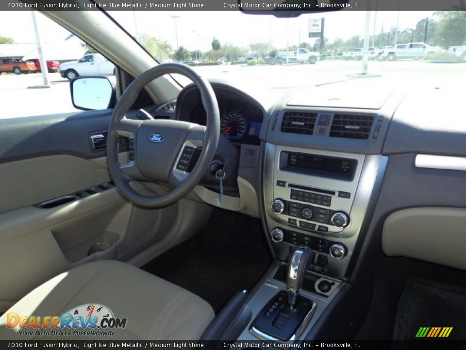 2010 Ford Fusion Hybrid Light Ice Blue Metallic / Medium Light Stone Photo #11