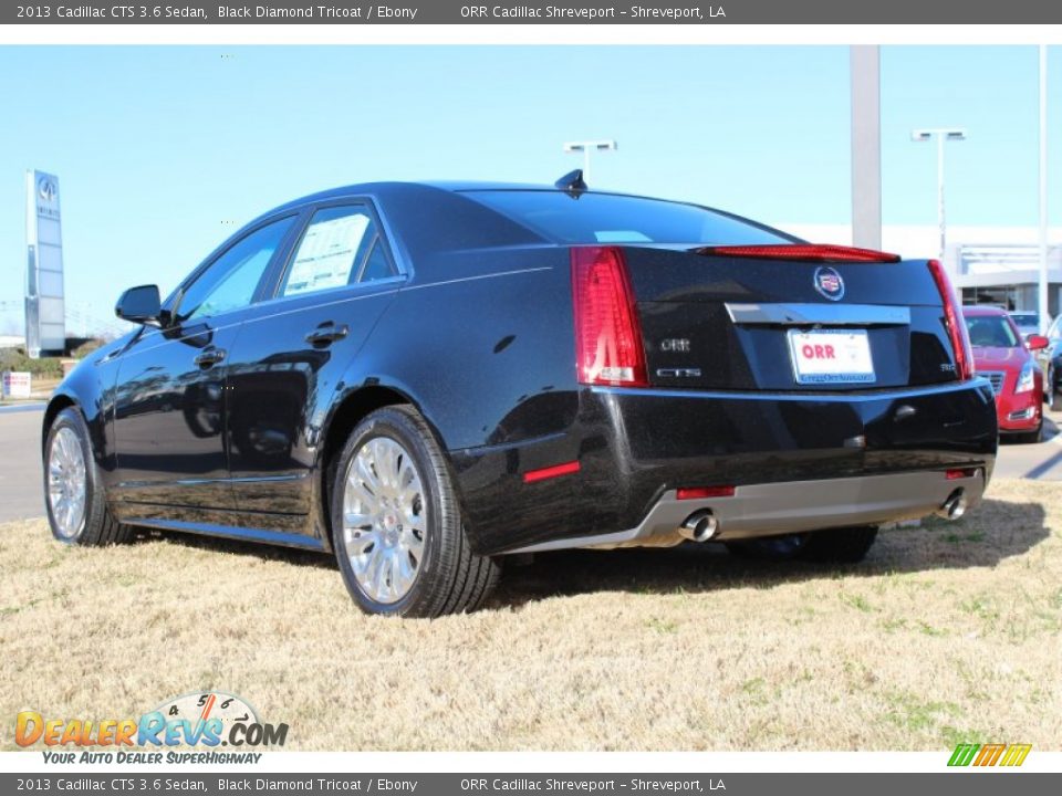 2013 Cadillac CTS 3.6 Sedan Black Diamond Tricoat / Ebony Photo #3