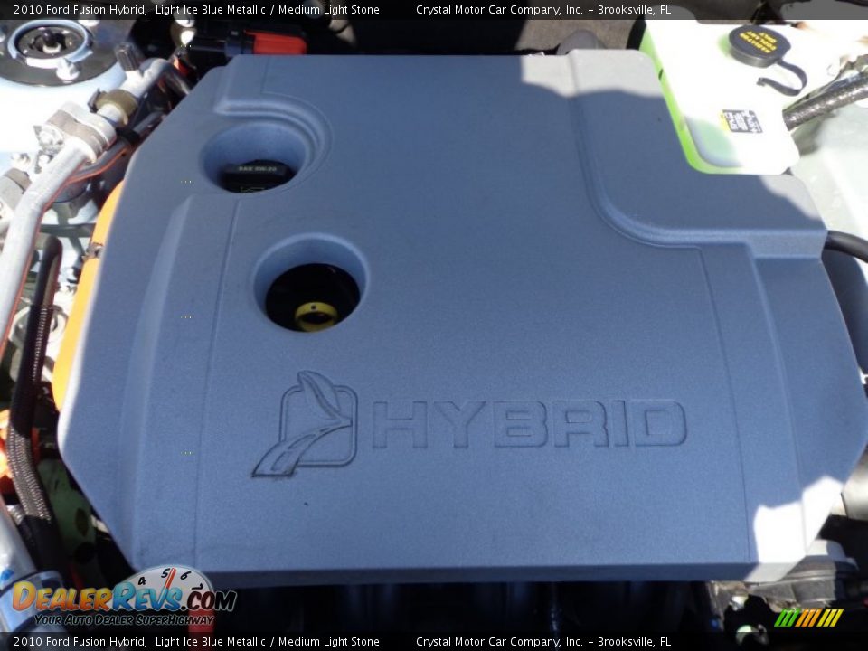 2010 Ford Fusion Hybrid Light Ice Blue Metallic / Medium Light Stone Photo #16
