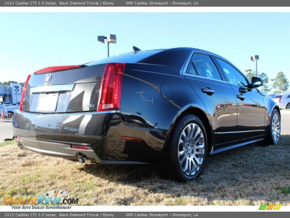 2013 Cadillac CTS 3.6 Sedan Black Diamond Tricoat / Ebony Photo #4