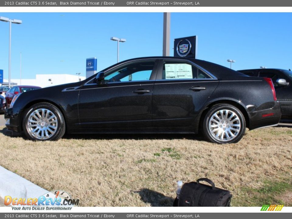 Black Diamond Tricoat 2013 Cadillac CTS 3.6 Sedan Photo #5