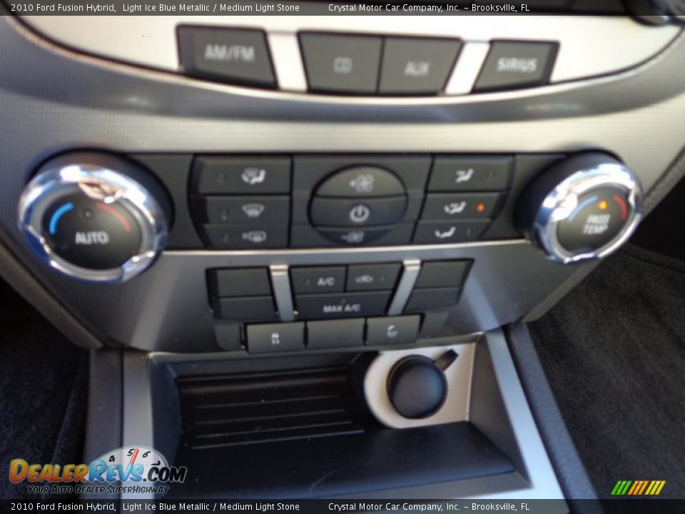 2010 Ford Fusion Hybrid Light Ice Blue Metallic / Medium Light Stone Photo #20