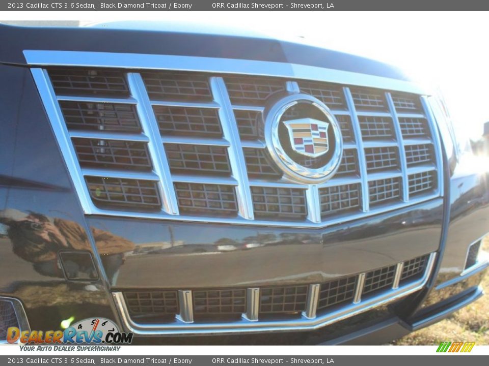 2013 Cadillac CTS 3.6 Sedan Black Diamond Tricoat / Ebony Photo #8