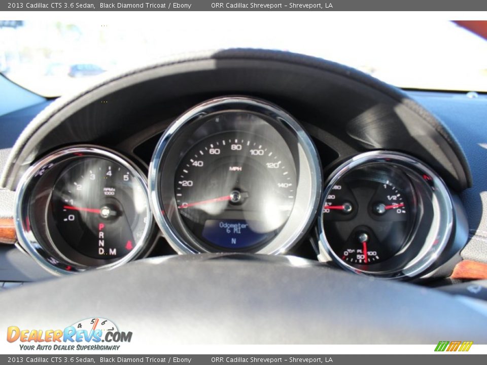 2013 Cadillac CTS 3.6 Sedan Black Diamond Tricoat / Ebony Photo #10
