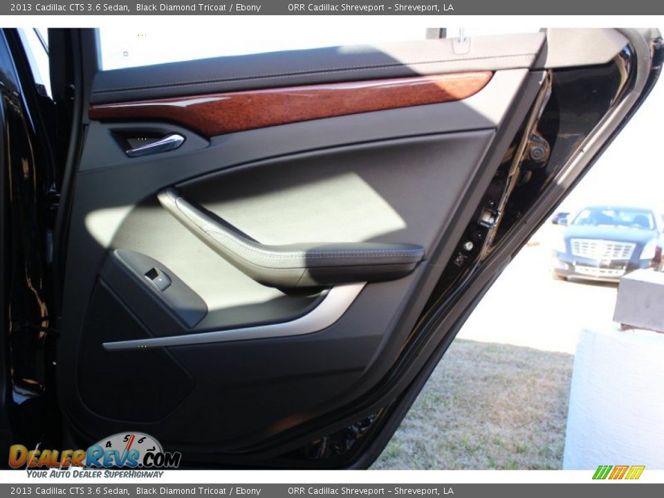 2013 Cadillac CTS 3.6 Sedan Black Diamond Tricoat / Ebony Photo #18