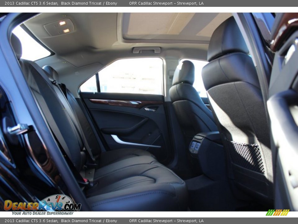 2013 Cadillac CTS 3.6 Sedan Black Diamond Tricoat / Ebony Photo #19