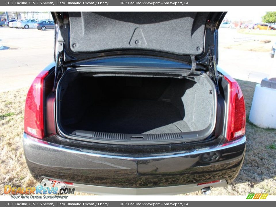 2013 Cadillac CTS 3.6 Sedan Black Diamond Tricoat / Ebony Photo #20