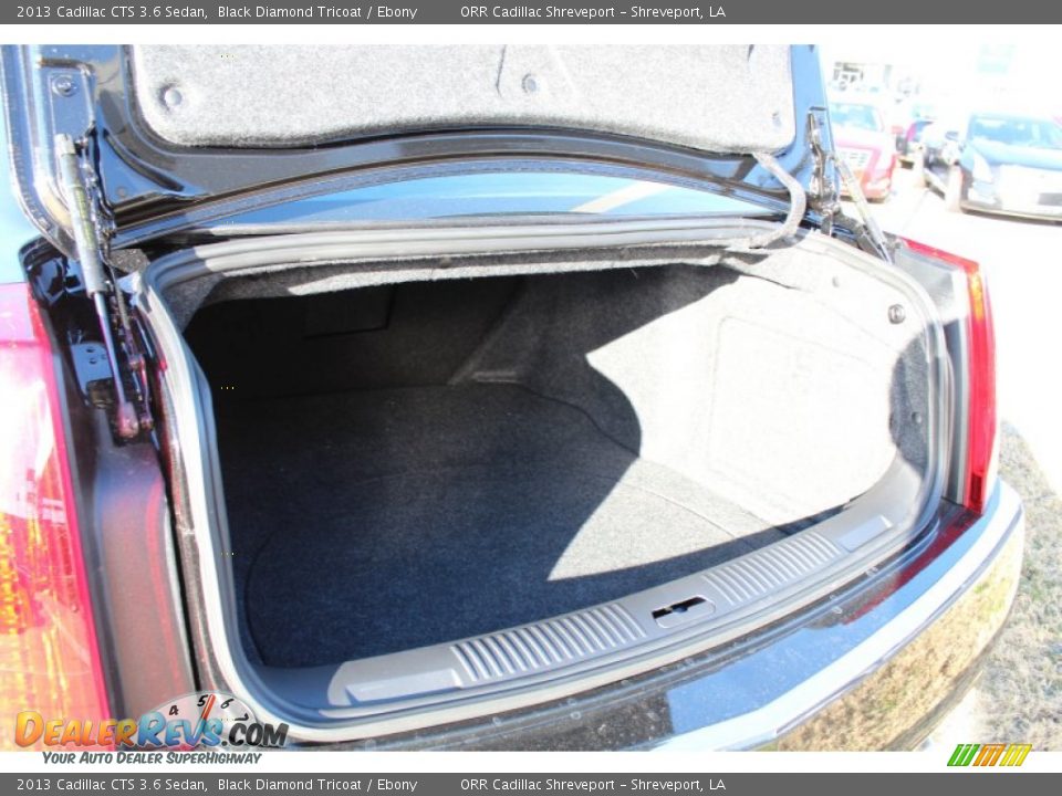 2013 Cadillac CTS 3.6 Sedan Black Diamond Tricoat / Ebony Photo #21
