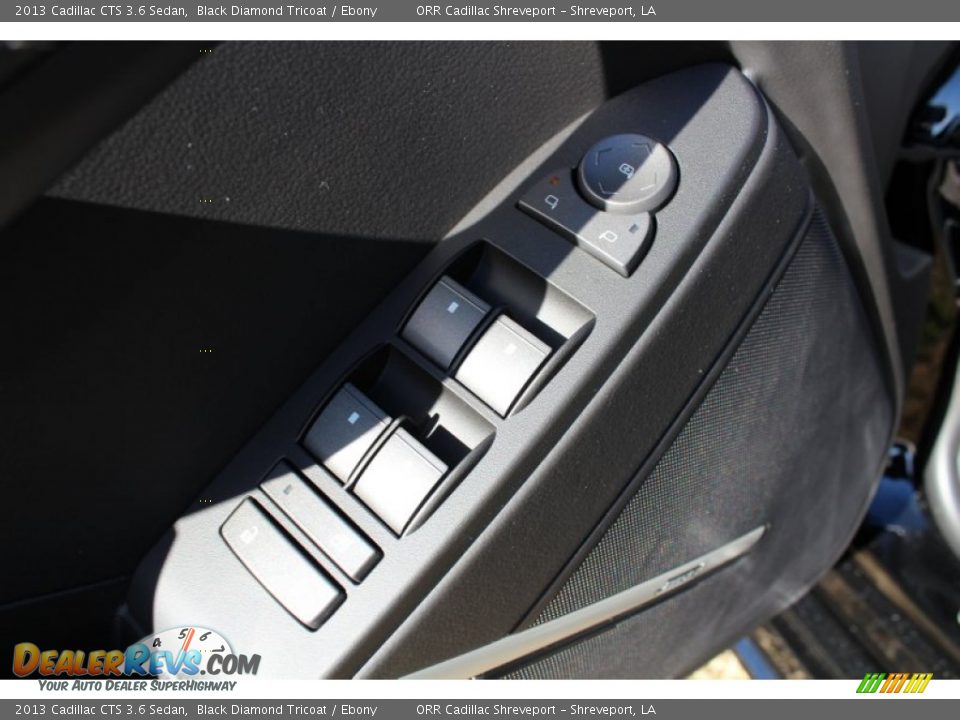 2013 Cadillac CTS 3.6 Sedan Black Diamond Tricoat / Ebony Photo #25