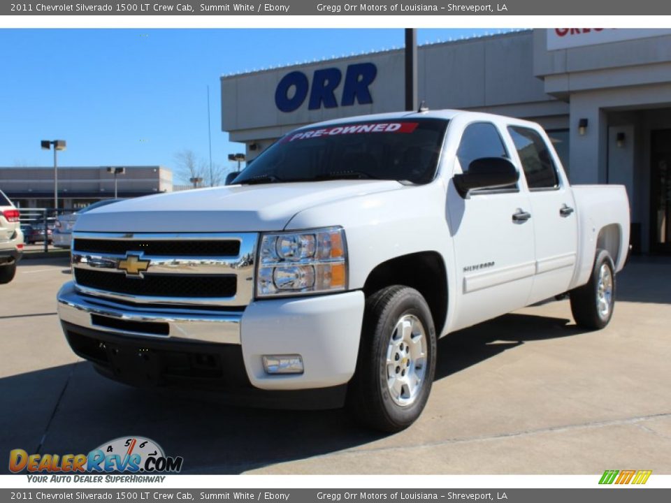 2011 Chevrolet Silverado 1500 LT Crew Cab Summit White / Ebony Photo #1