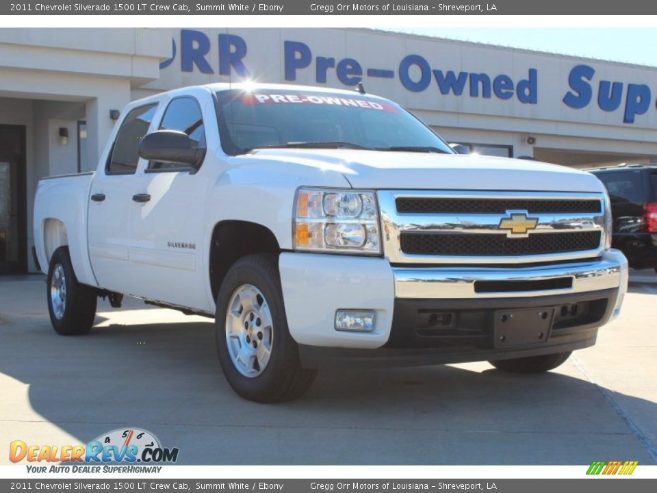 2011 Chevrolet Silverado 1500 LT Crew Cab Summit White / Ebony Photo #2