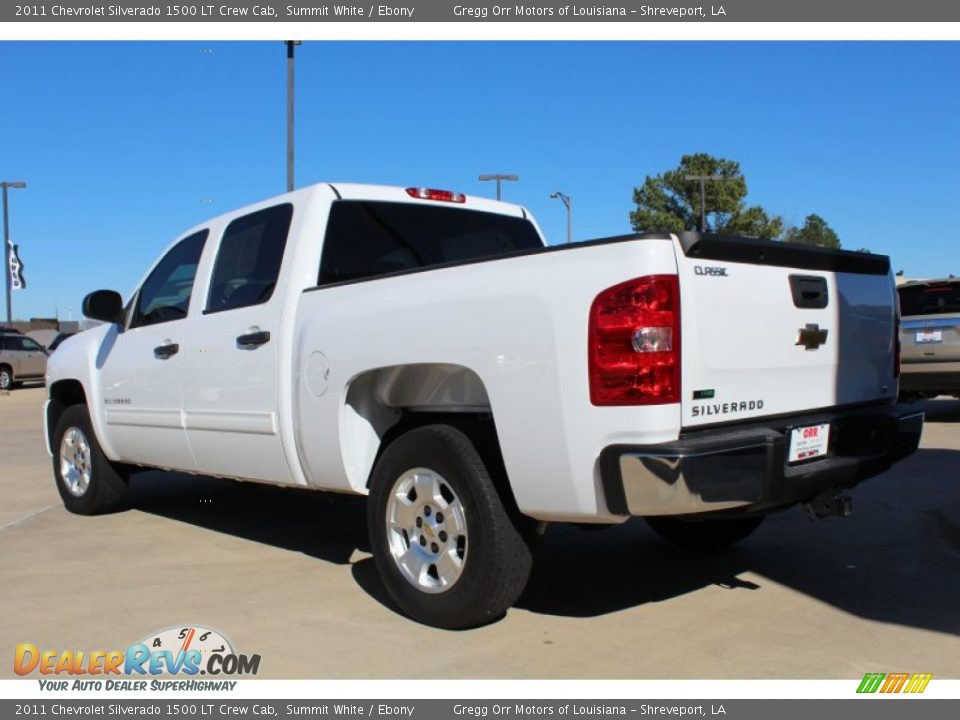 2011 Chevrolet Silverado 1500 LT Crew Cab Summit White / Ebony Photo #3
