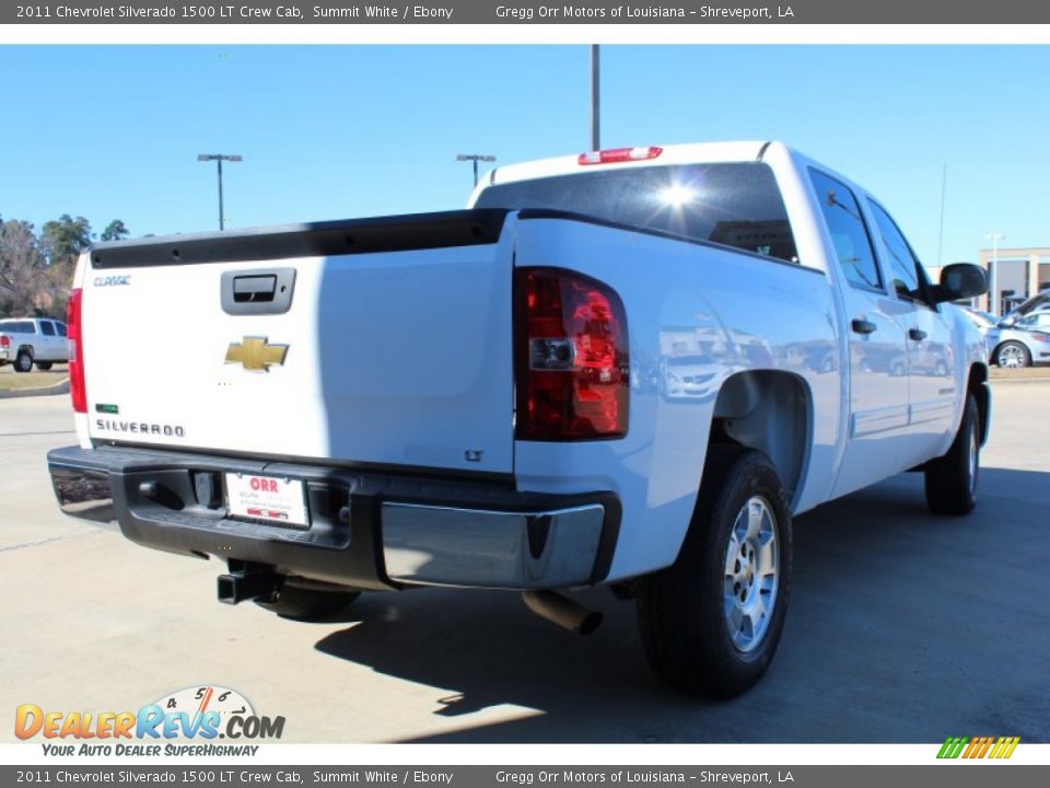 2011 Chevrolet Silverado 1500 LT Crew Cab Summit White / Ebony Photo #4