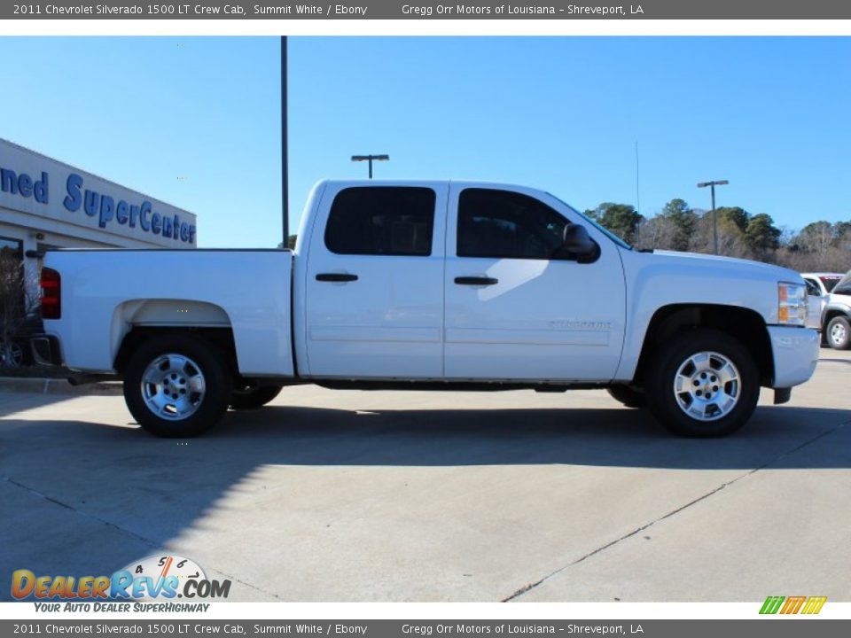 2011 Chevrolet Silverado 1500 LT Crew Cab Summit White / Ebony Photo #6