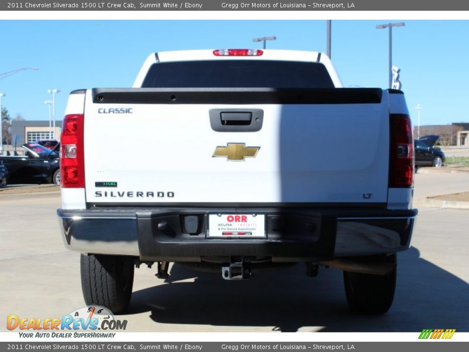 2011 Chevrolet Silverado 1500 LT Crew Cab Summit White / Ebony Photo #8
