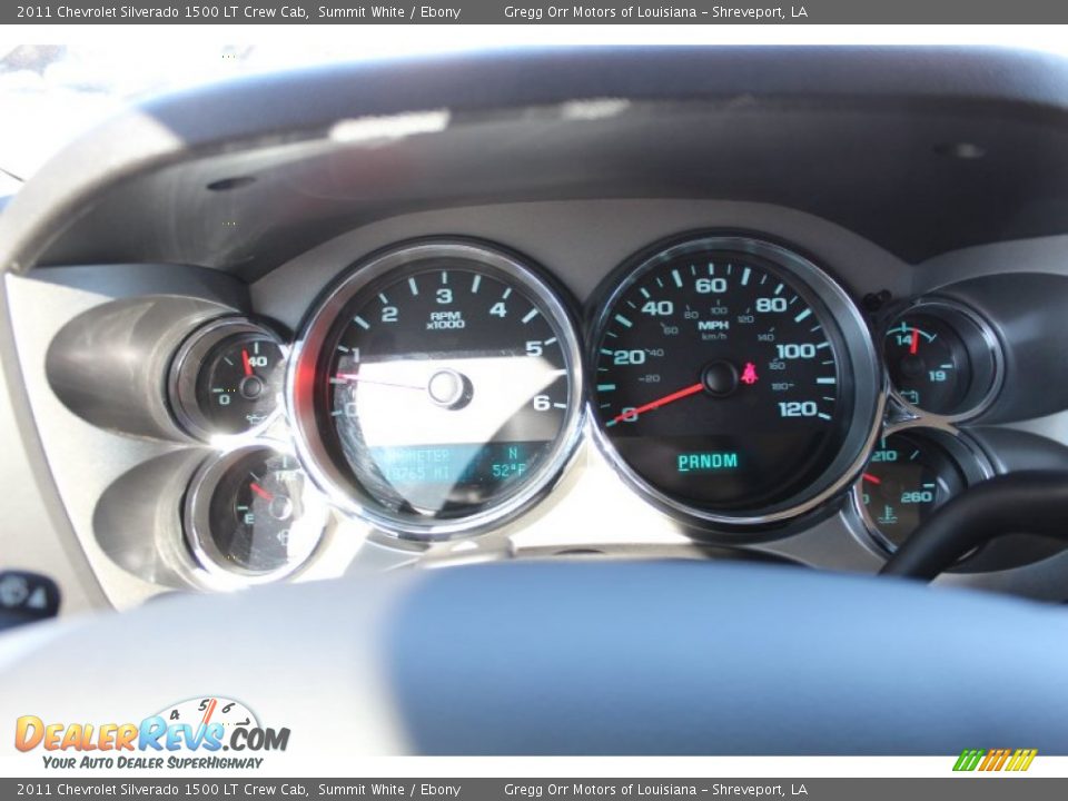 2011 Chevrolet Silverado 1500 LT Crew Cab Summit White / Ebony Photo #10