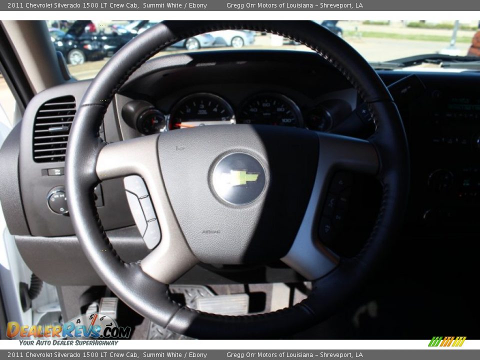 2011 Chevrolet Silverado 1500 LT Crew Cab Summit White / Ebony Photo #11