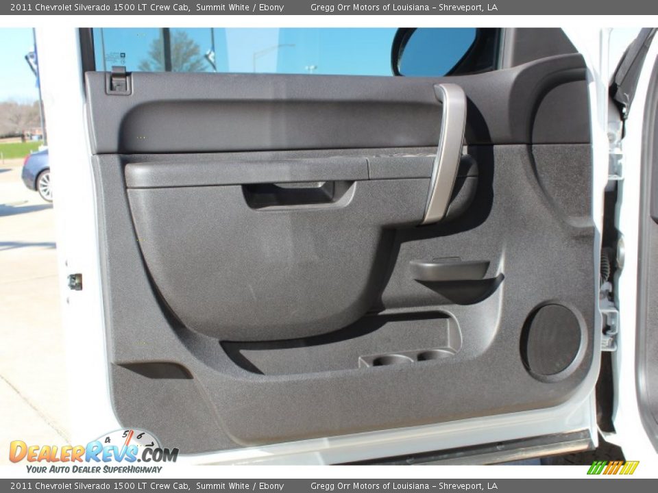 2011 Chevrolet Silverado 1500 LT Crew Cab Summit White / Ebony Photo #13