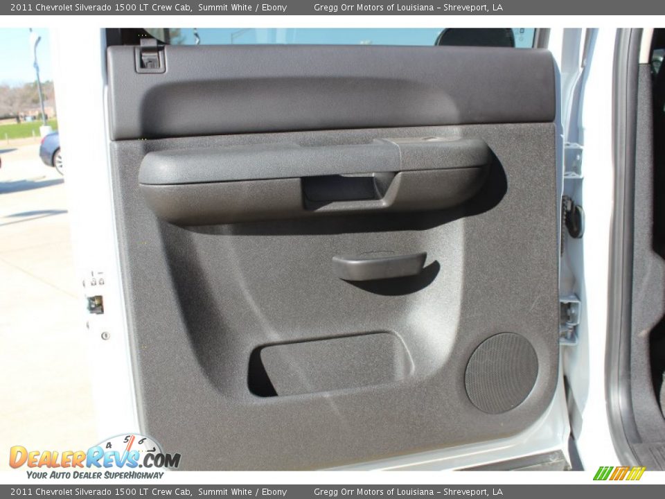 2011 Chevrolet Silverado 1500 LT Crew Cab Summit White / Ebony Photo #17